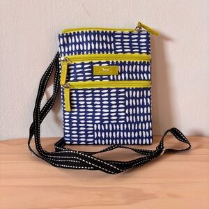 Scout Navy and White Pouch with Lime Accents